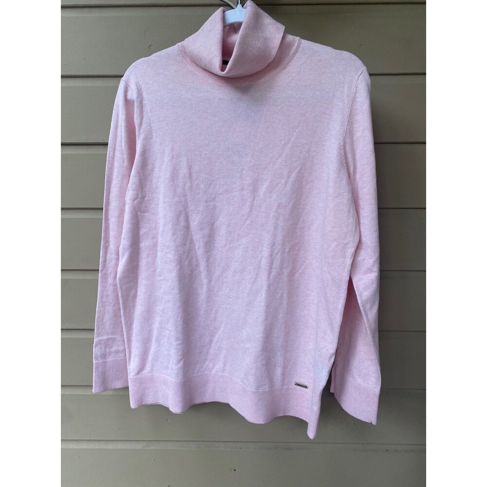 NWT Tommy Hilfiger pink sweater turtle neck size xL